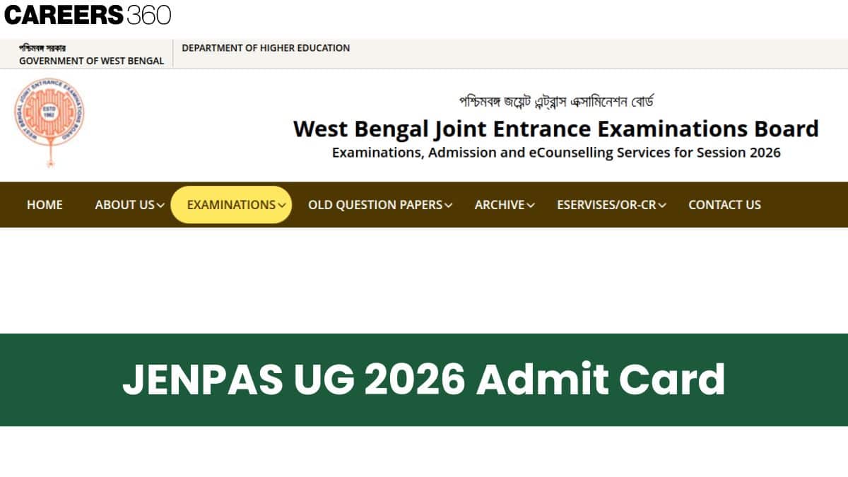 JENPAS UG 2026 Admit Card OUT: Direct Download Link Available at wbjeeb.nic.in